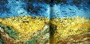 Vincent Van Gogh vetefalt med krakor painting